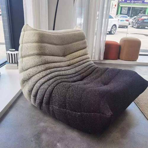 毛毛虫懒人沙发客厅榻榻米阳台休闲椅轻奢北欧单人躺椅卧室小沙发