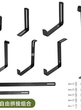 阳台栏杆挂钩花盆挂架挂式可调节悬挂置物架花架窗台室外铁艺支架