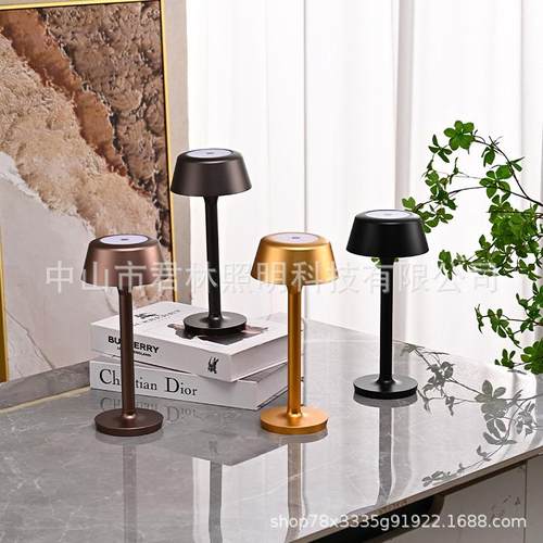 新款复古led灯柔和光源灯具摆件充电护眼餐厅灯ktv充电小夜灯