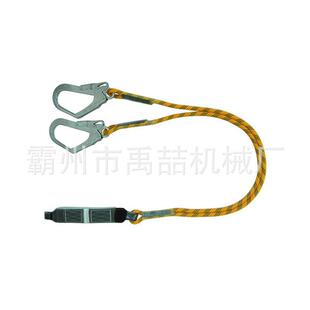 高空作业防坠落挽索扁带缓冲包双挽索地震抢险保护挽锁固定锚