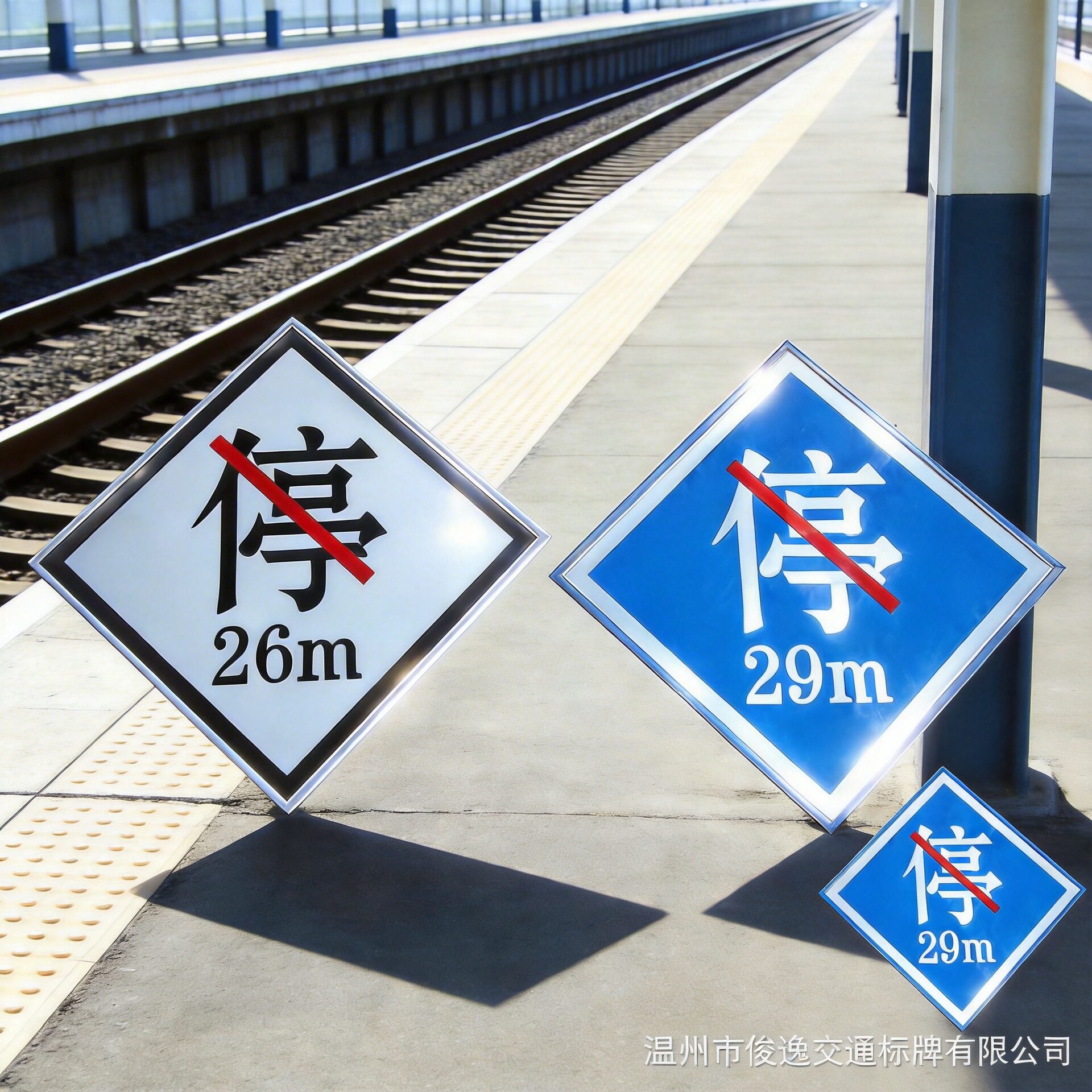 厂家批发铁路禁停交通标牌铁路信号标志牌铁路标识牌指示牌批发