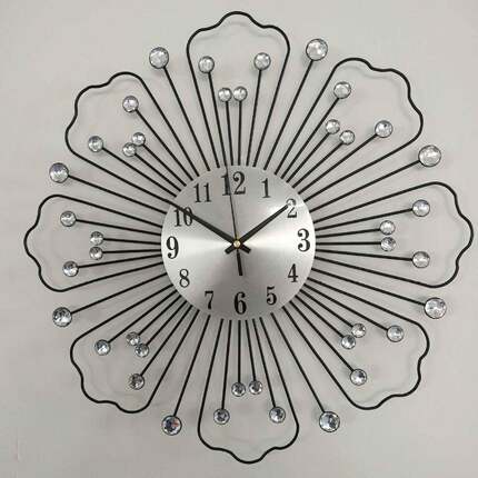 挂钟客厅简约现代轻奢时钟挂表石英钟创意挂钟表wallclock