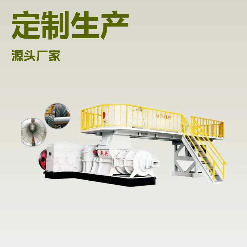 红砖制砖机真空挤出机源头工厂现货直供砖机配件窑炉建造
