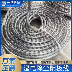 江苏光博湿电除尘除雾器用2205阴极线316L哈氏钛合金芒刺线电晕线
