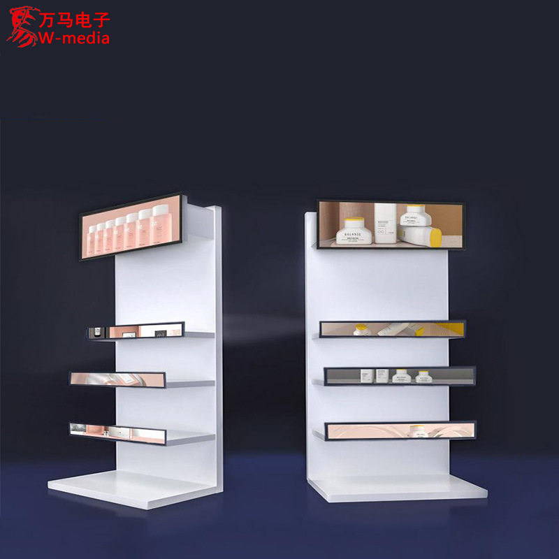 条形屏65寸/25寸长条货架广告机超市货架液晶显示屏28寸厂家屏