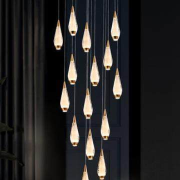 楼梯吊灯长吊灯挑空复式楼大吊灯别墅吊灯loft吊灯楼中楼2022新款,收纳整理,烫衣板及配件,淘宝优惠券,粉丝福利购,淘宝优惠卷