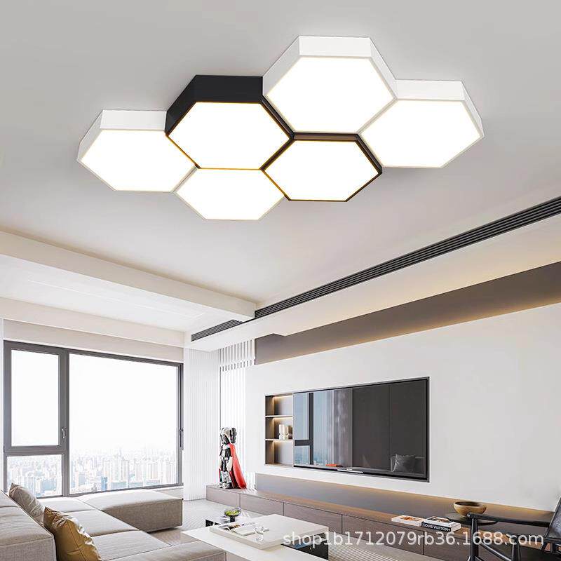 现代简约大气客厅灯感设计感简单2026年新款吸顶灯具全屋整装