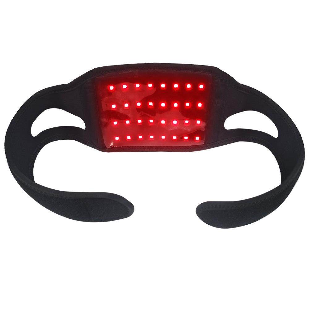 红光下巴带660+850nmLED电池款理疗灯理疗带