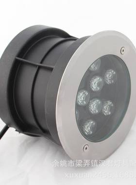 直径168MM9W大功率LED不锈钢水下地埋灯水底灯