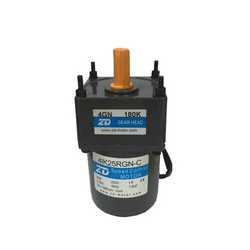 中大220V25W调速马达4IK25RGN-C-4GN180K自转寿司专用减速电机