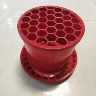 三公斤鹌鹑料筒小网眼防溅鹌鹑料筒网格设计小鸟不易飞入加厚料筒