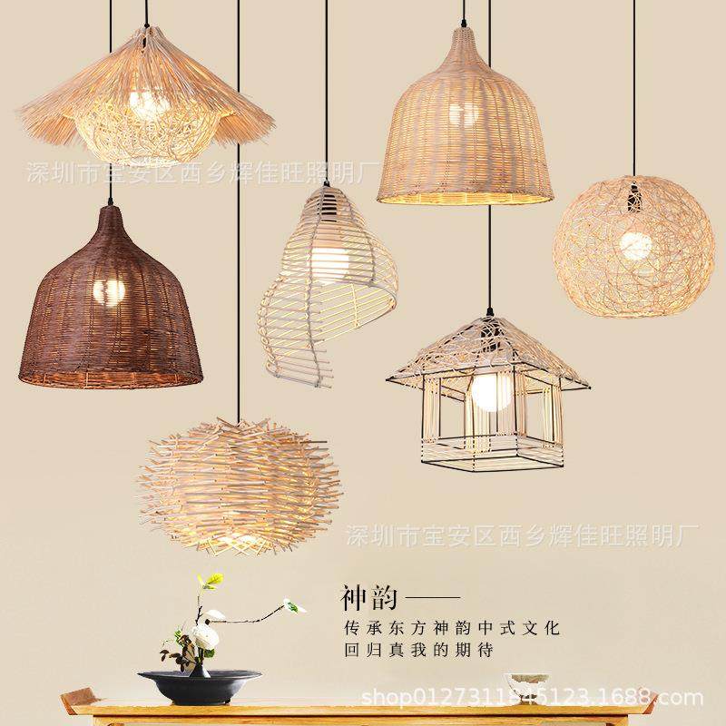 藤艺灯田园灯酒店茶楼客厅客房创意生态农庄古典藤编吊灯,纺织面料/辅料/配套,纺织机械配件,淘宝优惠券,粉丝福利购,淘宝优惠卷