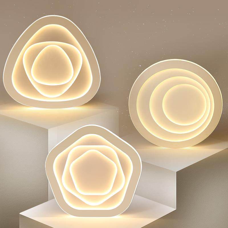 新款卧室灯简约现代led吸顶灯北欧温馨浪漫婚房房间灯具中山灯具