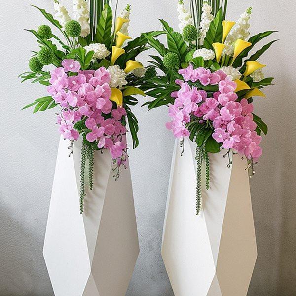 玻璃钢落地花瓶商场酒店美陈装饰品现代菱形花盆售楼处插花艺花器,家居饰品,花瓶,淘宝优惠券,粉丝福利购,淘宝优惠卷