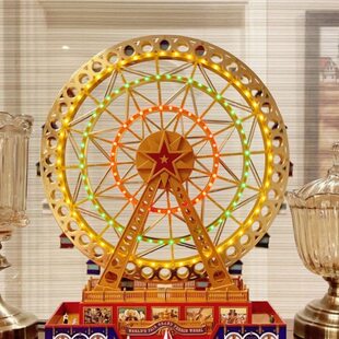 美国Mr.Christmas摩天轮木马音乐盒女孩女友男孩女神节生日礼物