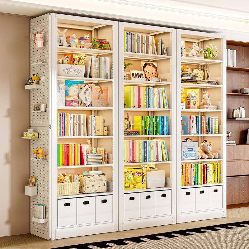 钢制图书馆书架一体靠墙落地置物架客厅多层家用儿童书籍馆铁书柜,纺织面料/辅料/配套,纺织机械配件,淘宝优惠券,粉丝福利购,淘宝优惠卷
