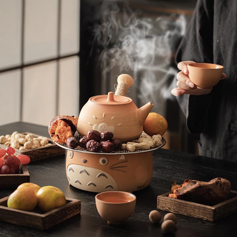 新款煮茶器煮茶壶2023电陶炉围炉煮茶器具全套家用室内罐罐奶茶具