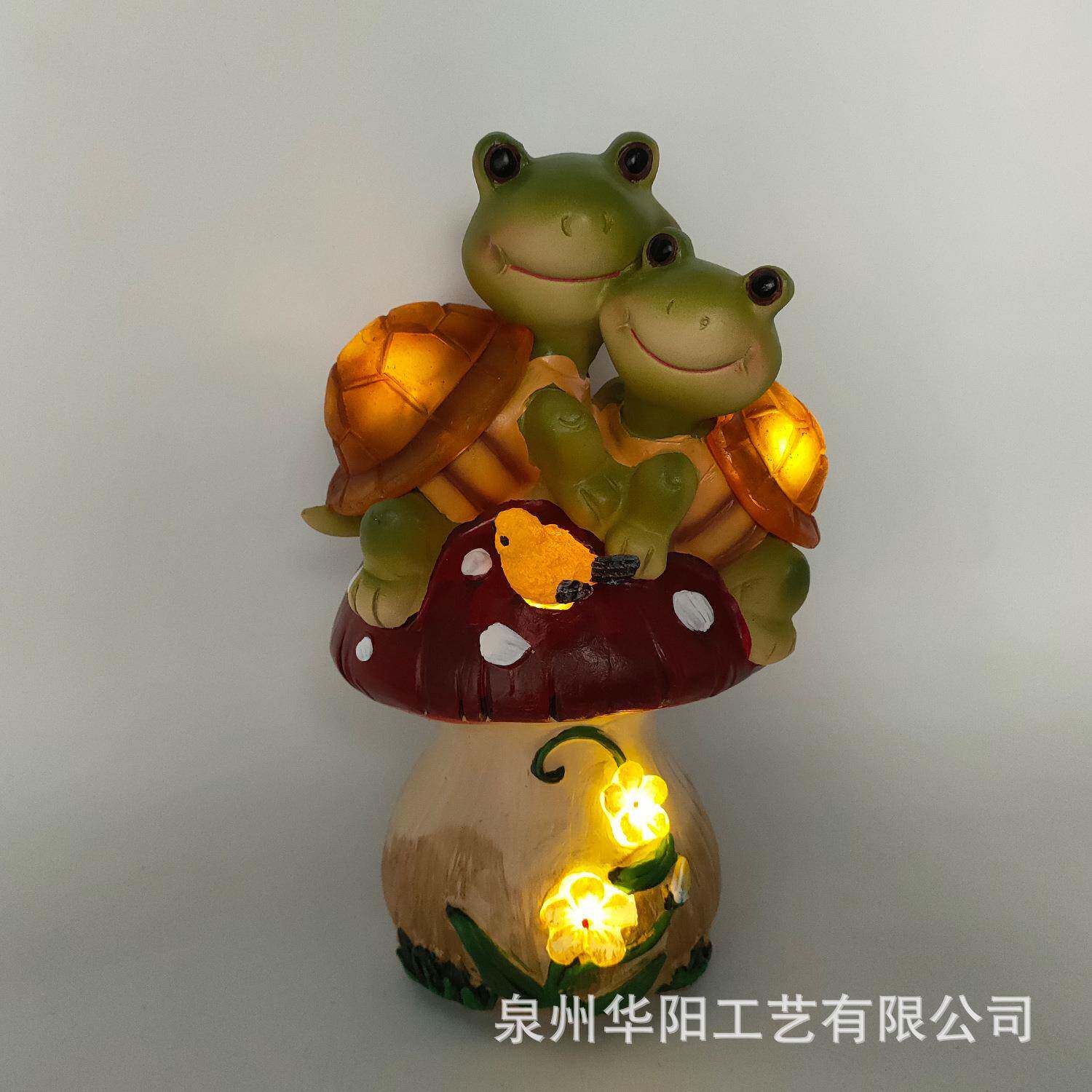 太阳能树脂灯两只乌龟趴蘑菇草坪庭院装饰灯园林花园摆件动物雕像,纺织面料/辅料/配套,纺织机械配件,淘宝优惠券,粉丝福利购,淘宝优惠卷