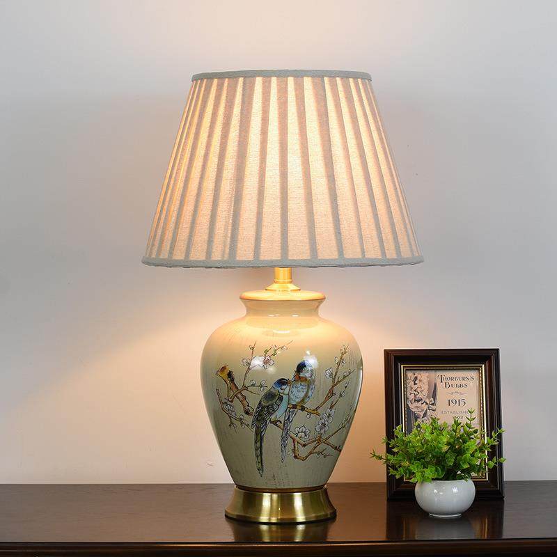 简约现代高端美式客厅沙发边几灯北欧卧室床头灯陶瓷花瓶台灯,机械设备,其他机械设备,淘宝优惠券,粉丝福利购,淘宝优惠卷