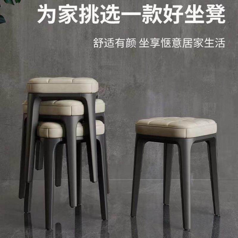 软包方凳家用客厅餐桌椅加厚备用简约轻奢叠放矮凳一件包邮1,收纳整理,烫衣板及配件,淘宝优惠券,粉丝福利购,淘宝优惠卷