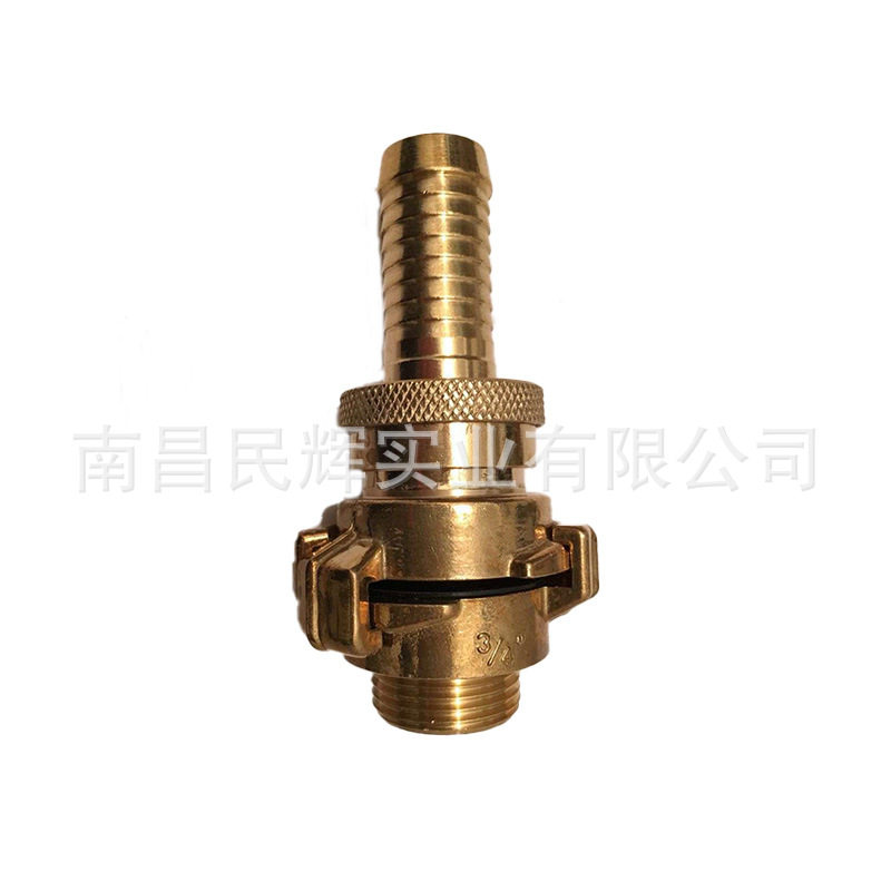 爪式铜管厂用铜接头软管接头可拧紧两爪铜接头批发