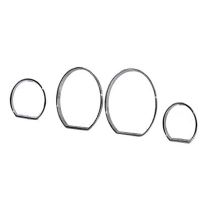 适用于宝马BMWE46M3电镀光铬银造型仪表盘环装饰圈