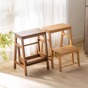 W7可折叠登高凳子家用省空间板凳多功能人字步梯凳台阶凳儿童垫脚