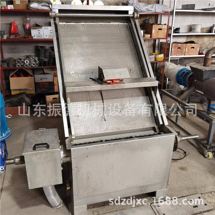 养鸡场粪便处理分离机泔水固液分离机视频不锈钢粪便分离机