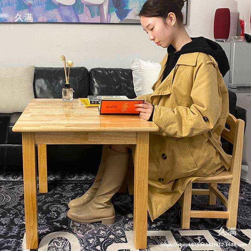 儿童小方桌实木幼儿园桌椅幼教蒙氏教具美术绘画班早教用小桌子