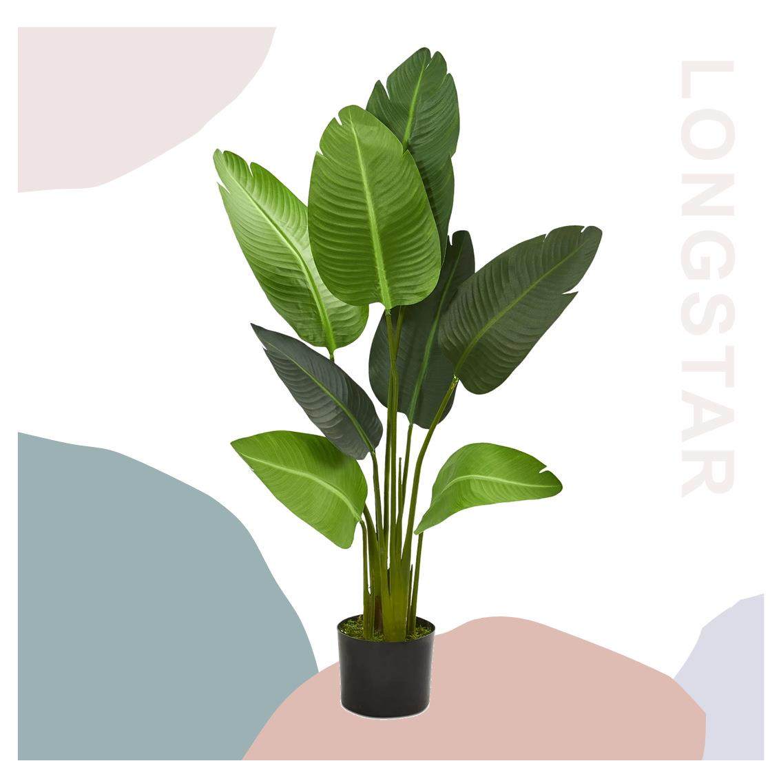 仿真绿植北欧风室内旅人蕉仿生植物假树落地盆栽假绿植装饰摆件,收纳整理,烫衣板及配件,淘宝优惠券,粉丝福利购,淘宝优惠卷