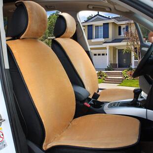 羊天使羊毛坐垫新款汽坐垫冬季短毛绒车座垫毛垫车用保暖座套