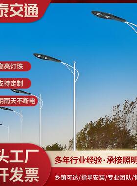 户外5米6米7米8米LED路灯公路厂区户外道路照明单臂路灯