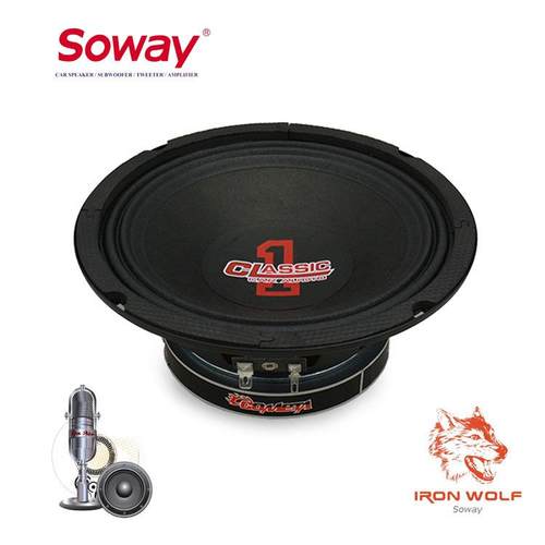 Soway/先威6.5“中音汽车喇叭喷塑铁盆架CT-615扬声器