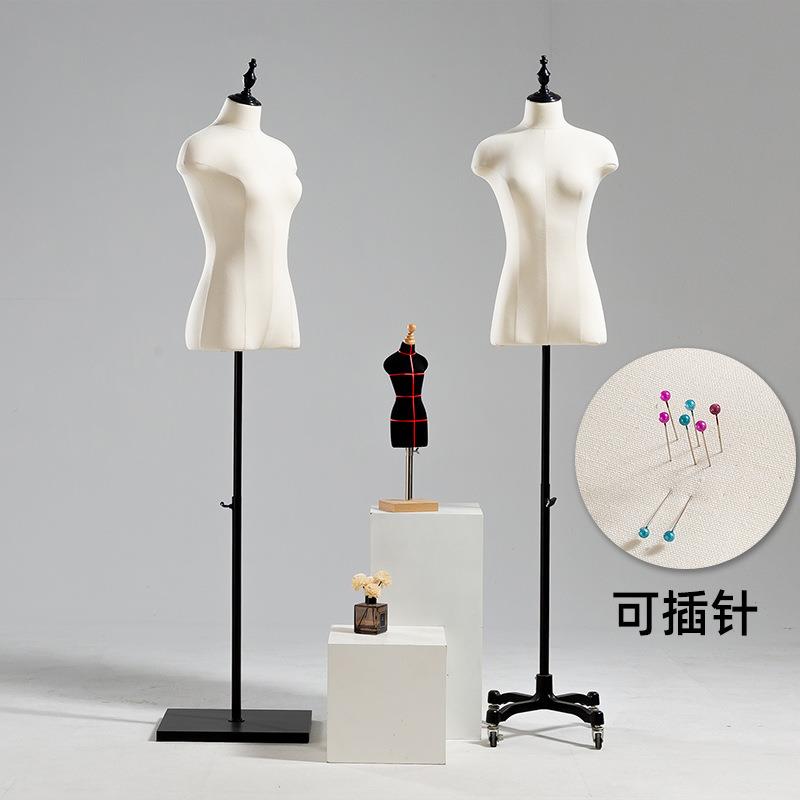 可插针立体裁剪模特道具女打版立裁设计人体服装模特架泡沫假人台