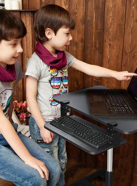 学移动升降书桌台脑桌习桌直播桌IGA电沙发边桌床边桌小升降气动