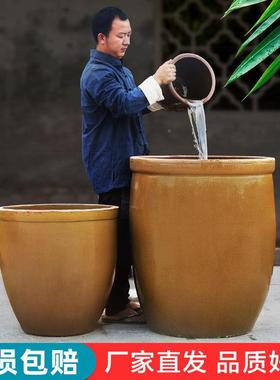 陶瓷大号用水缸式老储水家用腌大酱水缸菜缸咸菜缸家LFD腌制净水