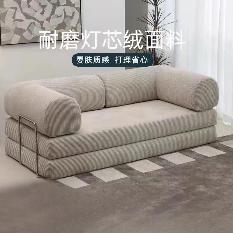 沙发床布复艺客小户厅型中古古美式沙发可1拆模块懒洗人
