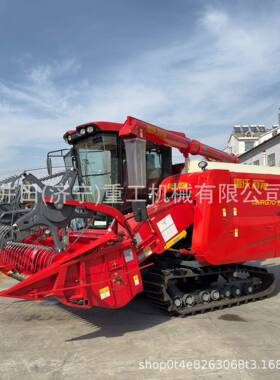 履大型农用带联合收割新款割麦小稻谷机收机脱粒全ECQ新雷沃收割