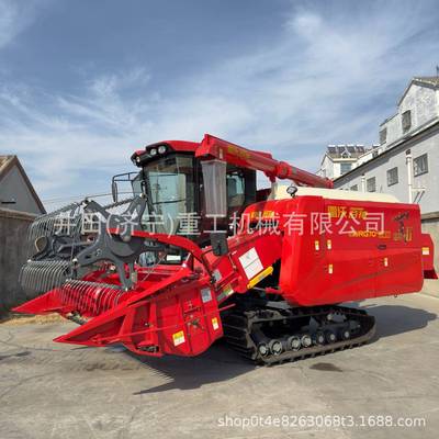 履大型农用带联合收割新款割麦小稻谷机收机脱粒全ECQ新雷沃收割