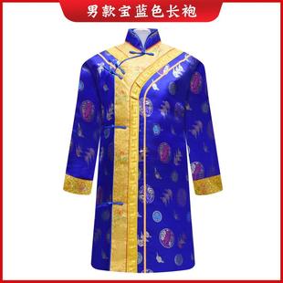 寿衣棉袍男厂家死人品衣服唐装 老衣大袍套子旗袍 男全522殡葬女款