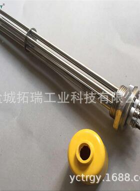 供应DN4法兰热管1.5寸丝扣NEB法0加兰电热太阳管能水箱电加热管