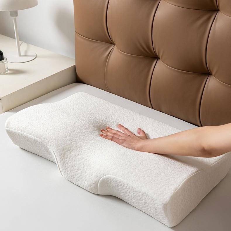 护椎枕慢头MSF2025-护颈椎回弹记忆棉枕枕头富贵包专用不塌颈陷枕