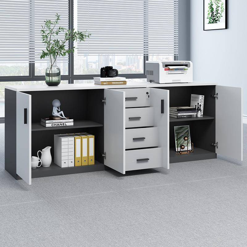 办SG-1公室矮公柜物柜打办柜资料抽屉柜带锁收纳柜储文件小柜子印