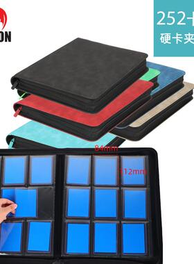2夹52卡位大容量硬卡册大9格硬e卡夹toplod14页大9r容纳全套宝a可