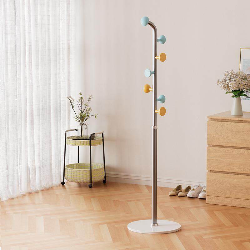 简约新关中式落地帽架单杆挂衣架卧室子客厅玄挂衣衣603服架收纳