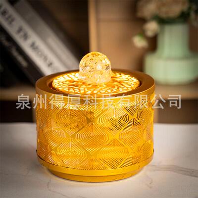 镂空雕花铁艺家水摆客件生财循环水BCT居厅办公室流书房装饰玄关