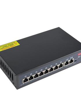 LS-POE-0标10路POE交换机百兆82+口非250米楼宇监供电控内置AP电