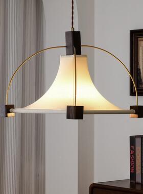 布艺RWI古中餐吊灯卧室复古阳台窗主卧法式艺术装饰飘厅茶室灯