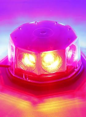 2/241V通用工业程车校警车安全BSD02示频闪作灯高亮led车载吸顶爆