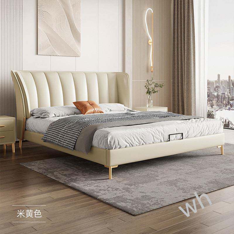 P1圣卡纳意式ReddYpwb轻雯床现代简约小型双人床主卧奢大户床婚床